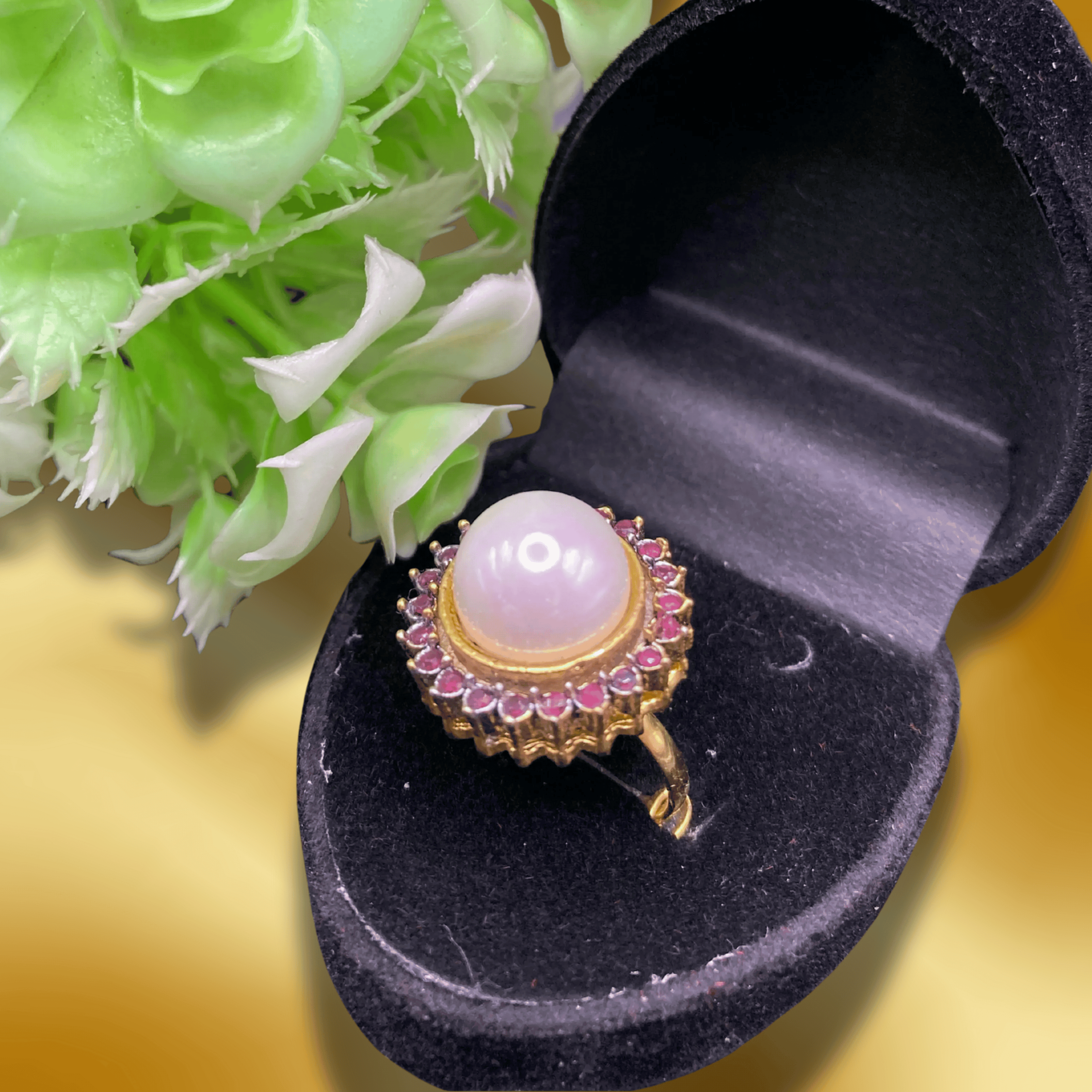 Sterling Silver Pearl Ring