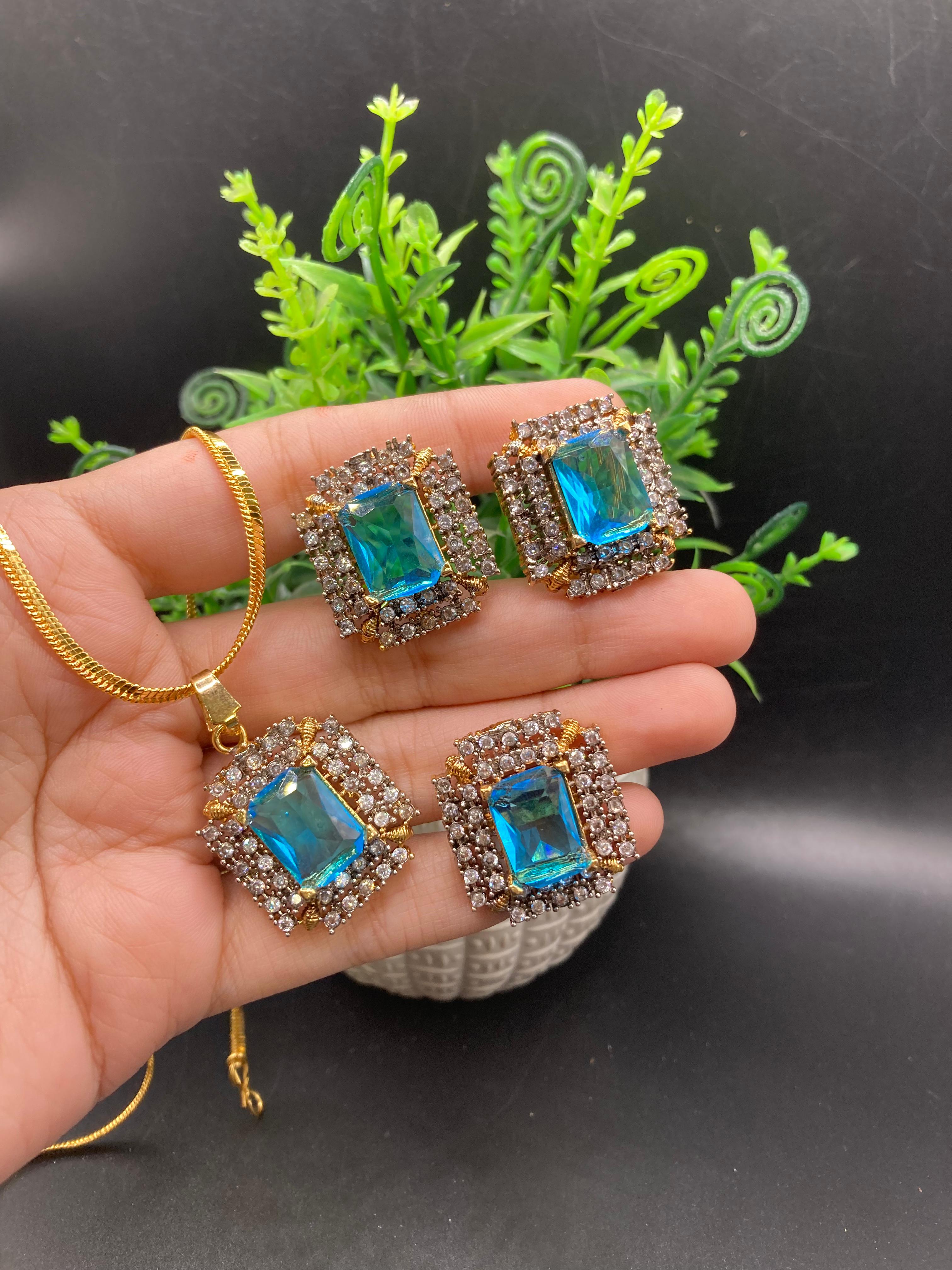 Big jarao with real stone set