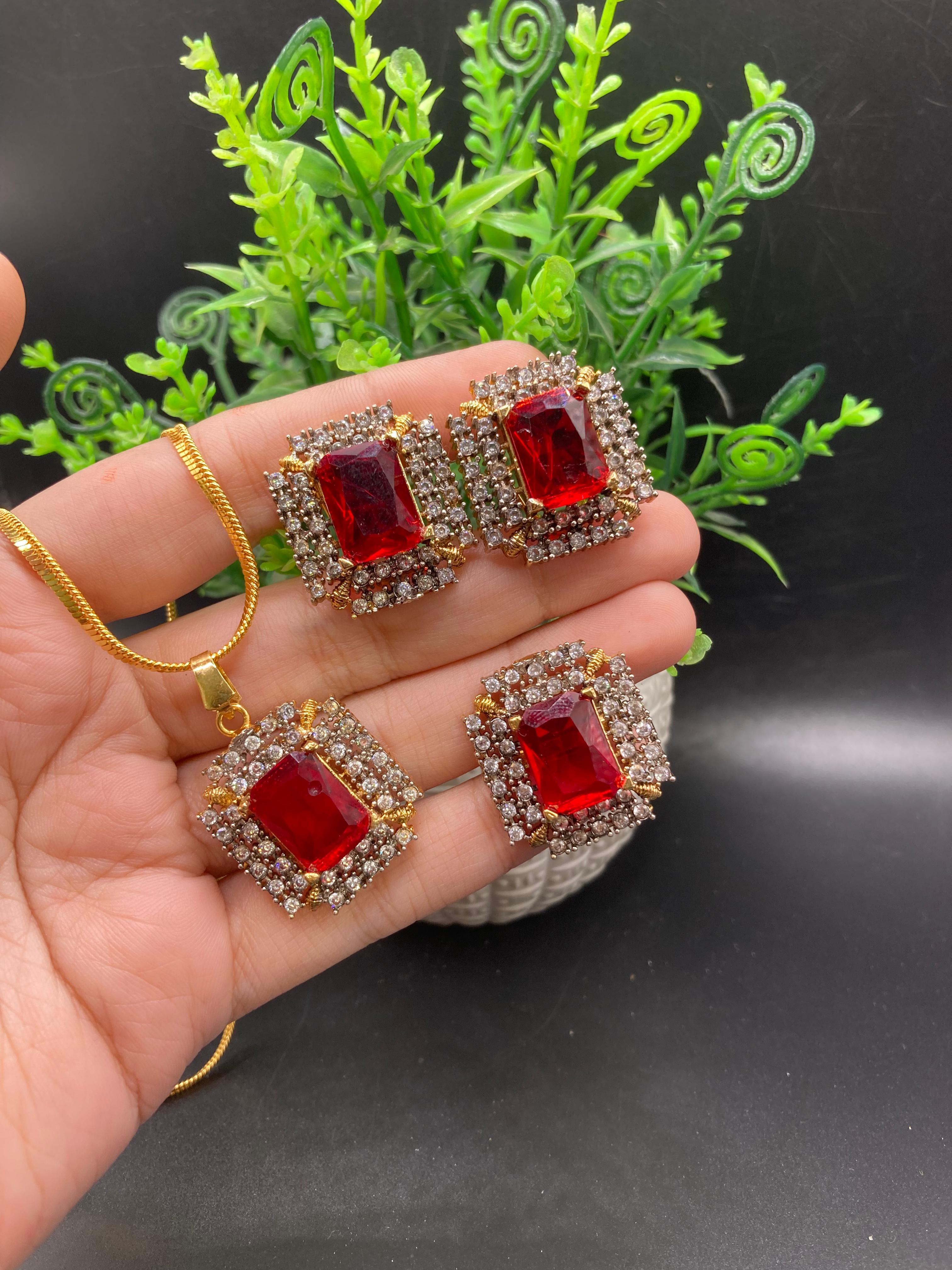 Big jarao with real stone set