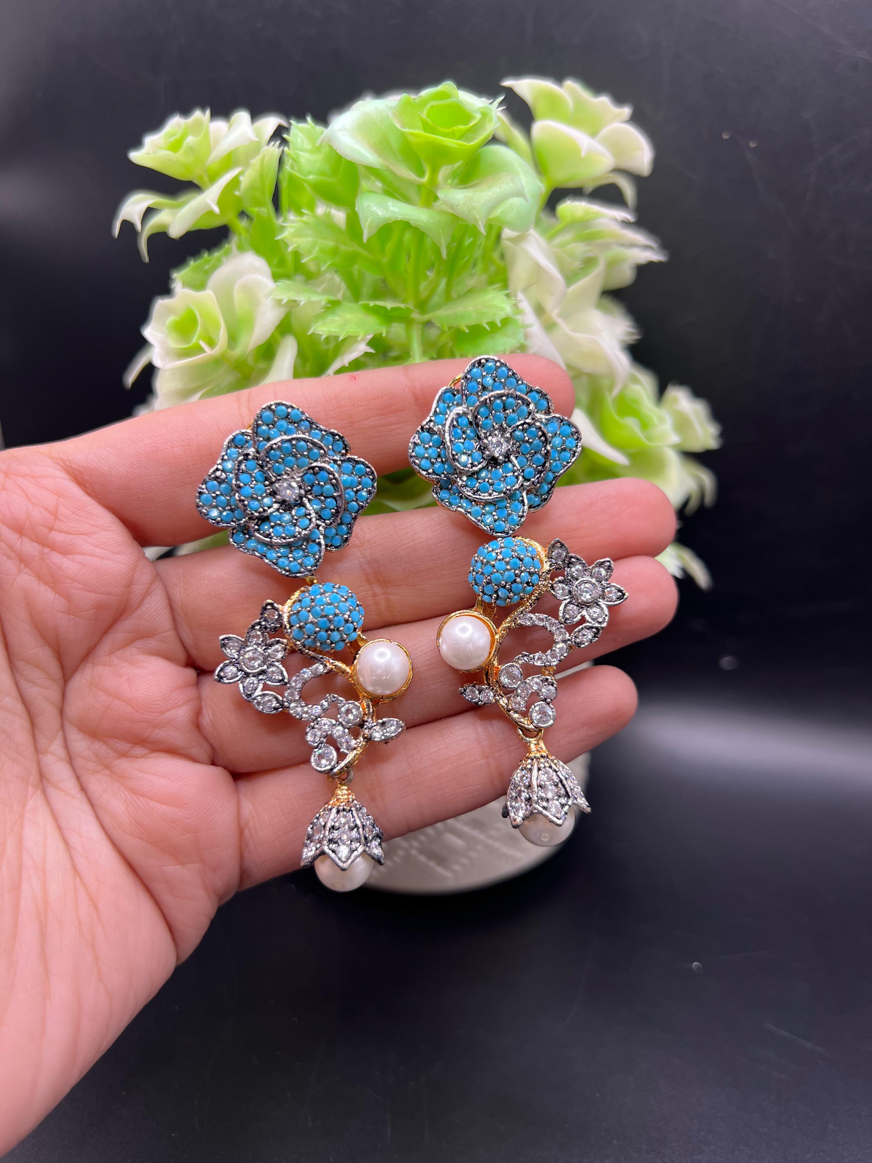 Flower earrings