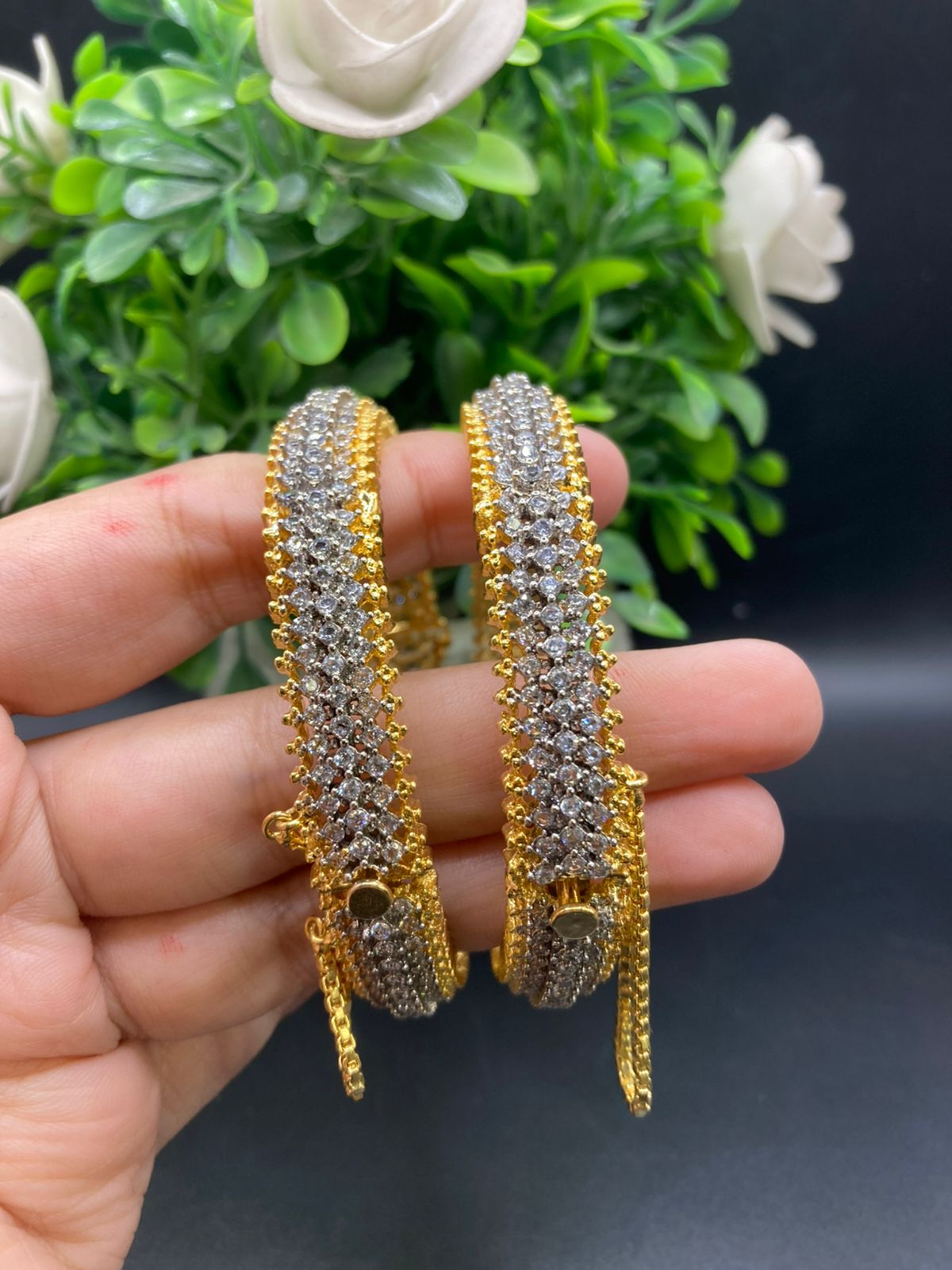 22k dipped kangan pair