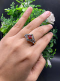 Center cut designer Ring