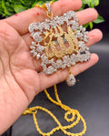 Dual-Toned Calligraphy Pendant