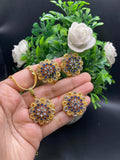 Two toned Gold plated set