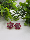 Floral jarao studs