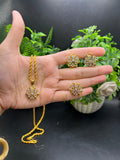22k dipped gold polished set