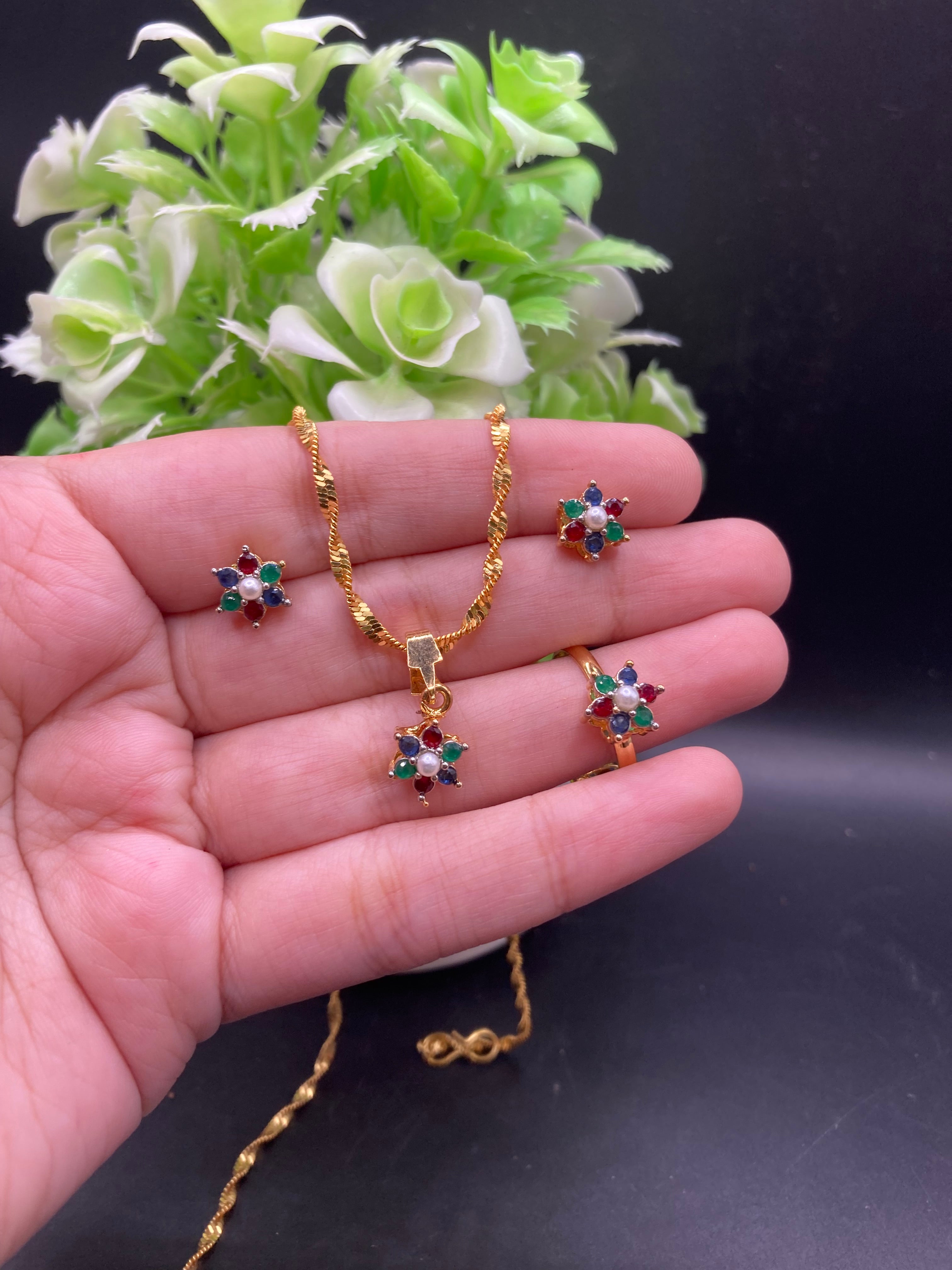 Star-Inspired Gold-Plated Jewelry Set