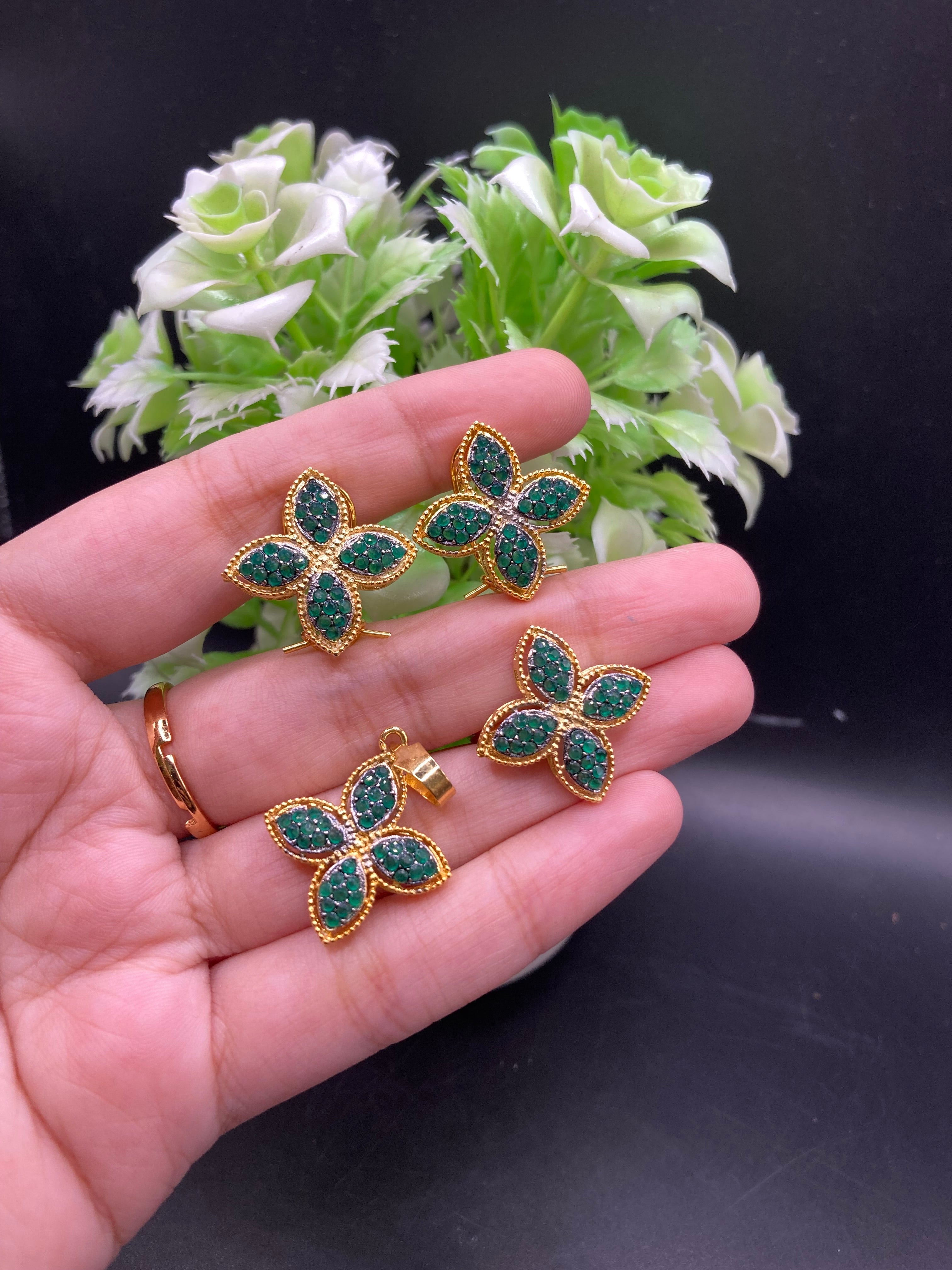 22K Dipped Diamond-Cut Jewelry Set