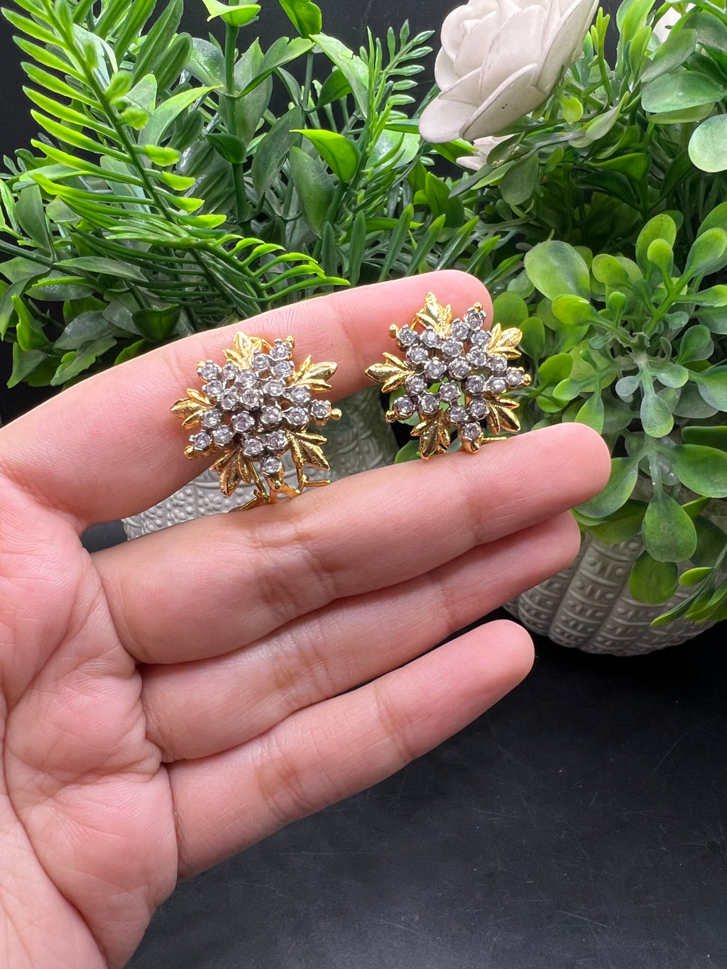 22k Dipped Gold Polished Set - Diamond Cut Finish