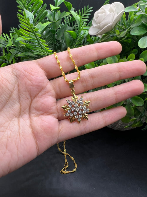 22k Dipped Gold Polished Set - Diamond Cut Finish