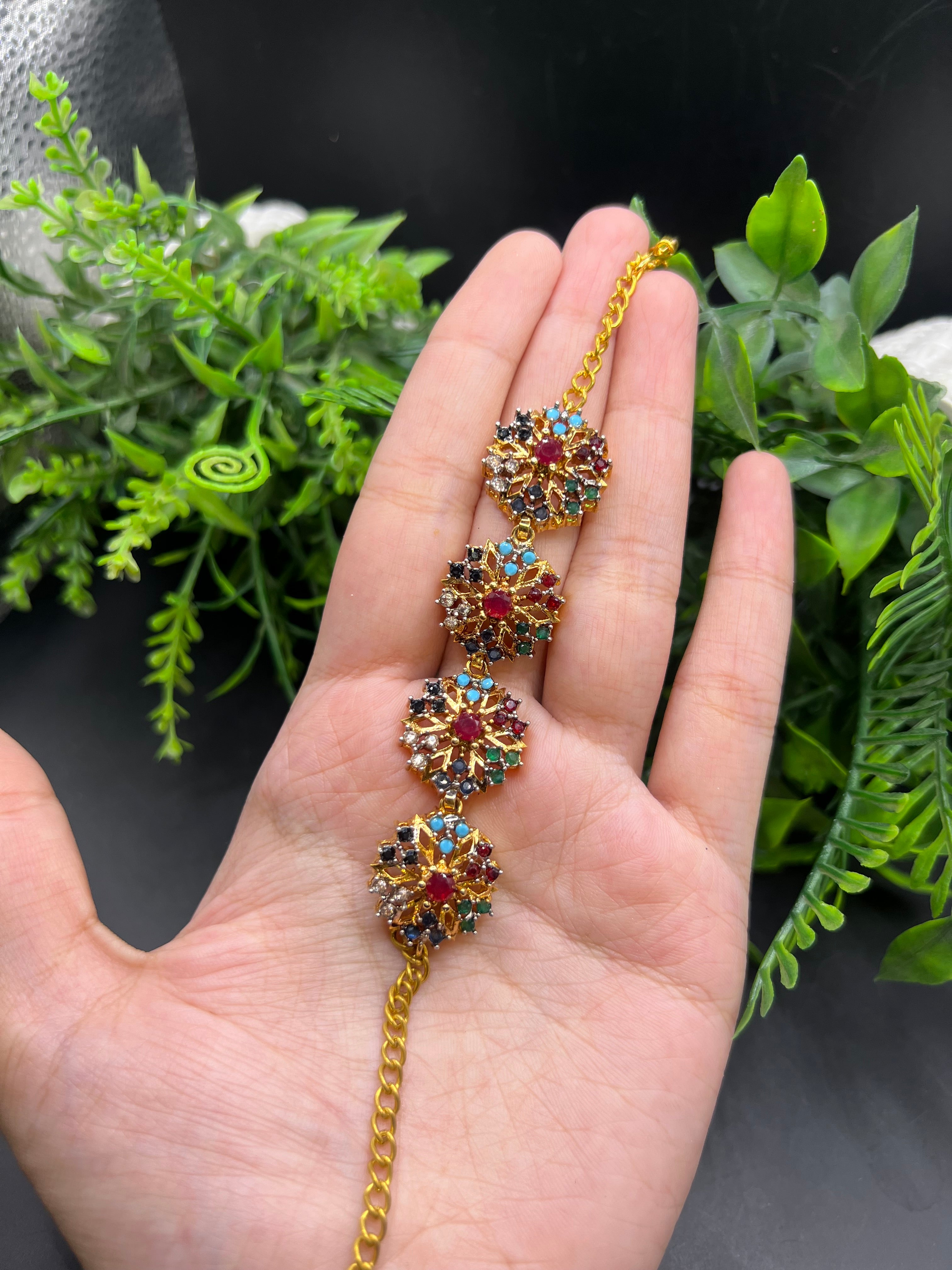 Multi floral bracelet
