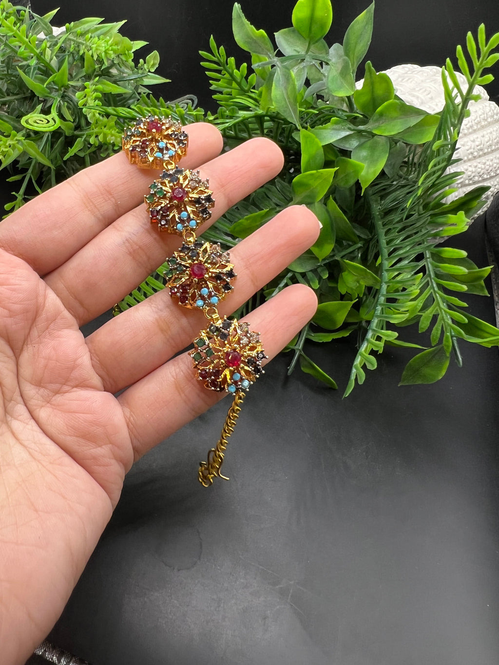 Multi floral bracelet