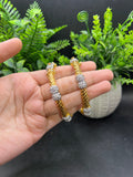 Gold Toned Kangan pair